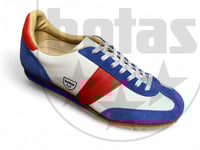 Image 2 of Botas 1949 red blue  white leather Trainer sneaker made in Czech Republic 