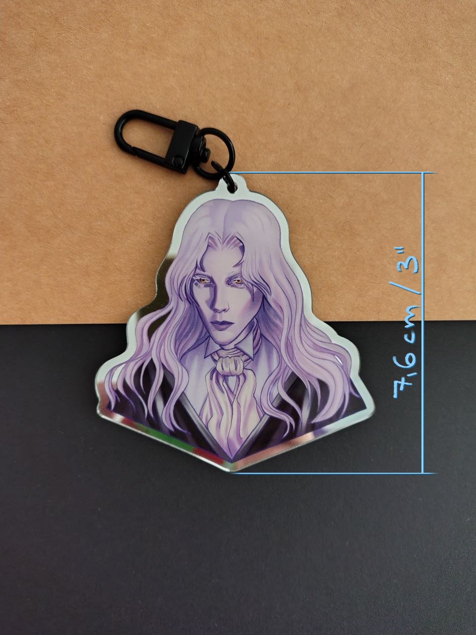 Image of Alucard vampire acrylic charm