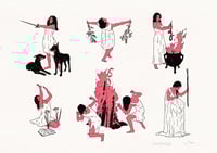 Image 2 of 'Coven' A4 Flash Sheet Print