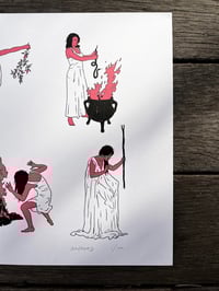 Image 3 of 'Coven' A4 Flash Sheet Print