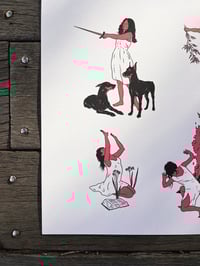 Image 5 of 'Coven' A4 Flash Sheet Print