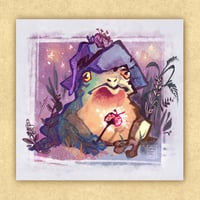 Frog Wizard Print