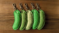 Image of Pickle Plushie Bag Charm