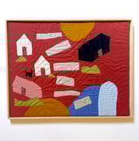 Image 1 of It Takes A Village Framed Quilt