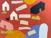 Image 2 of It Takes A Village Framed Quilt