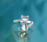 CAT RING SILVER
