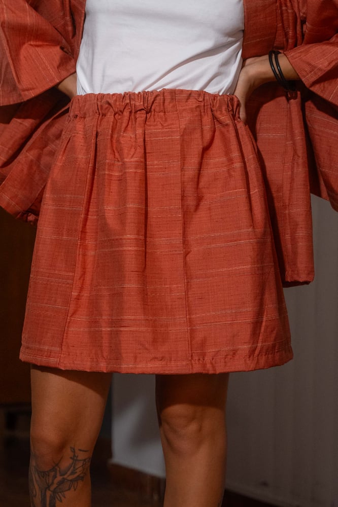 Image of Completo Kimono arancio