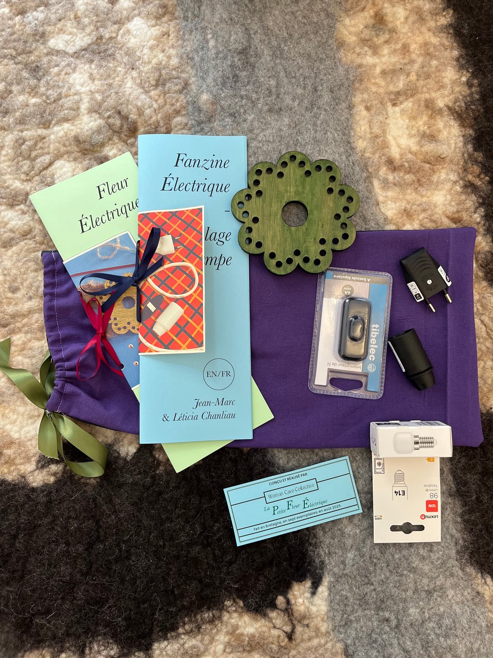 KIT FLEUR ÉLECTRIQUE - LAMPE - Bilingual FR/ENG