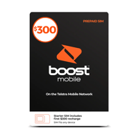 Image 1 of Boost Mobile $300 Prepaid Sim Card