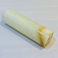 Image 6 of Vase rouleau en pierre onyx naturel vintage 1970 - Vase cylindrique 