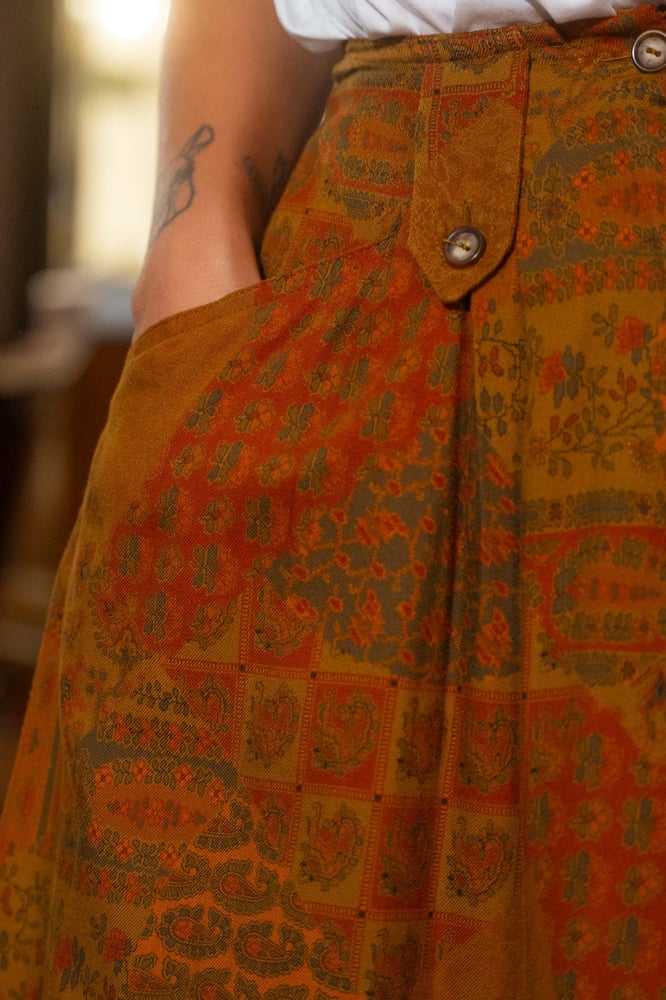 Image of Gonna patchwork autunno