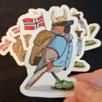 Sydensvans - klistremerke