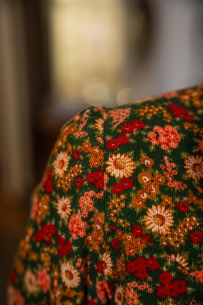 Image of Camicia velluto a fiori 