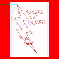 Image 2 of Poster "Richtig auf Zackel"