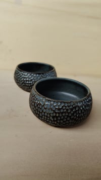 Image 2 of **Small Textured Bowls - Dark Beauty in Miniature (Set of 2)**
