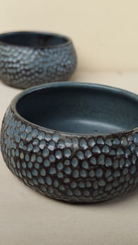 Image 1 of **Small Textured Bowls - Dark Beauty in Miniature (Set of 2)**
