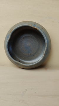 Image 2 of **Flower-Shaped Bowl - Light Blue Speckled - soft, sky-like beauty **