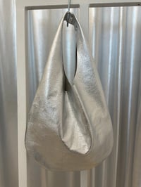 Image 5 of Silver leather bag 