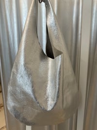 Image 7 of Silver leather bag 