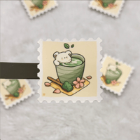 Image 5 of Square stamp sticker - Multiple designs