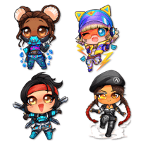 Image 1 of Apex Chibi Stickers  