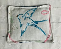 Image 4 of Set of 3 Lavender Sachets, Birds 