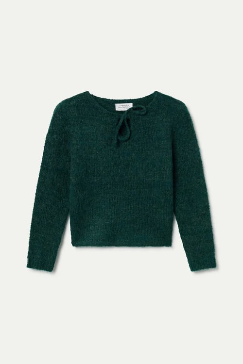 Image of 1-Jersey punto con textura verde 
