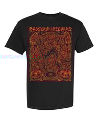 Halloween T-Shirt Black with Orange Ink