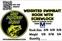 Image 2 of Weighted Swimbait Hooks With Screwlock