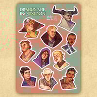 Dragon Age Inquisition Sticker Sheet