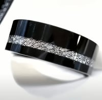TITANIUM MENS BLACK RING 