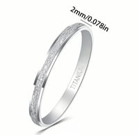 Image 2 of TITANIUM DELICATE RING