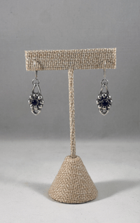 Image 1 of Amethyst Botanical Earrings
