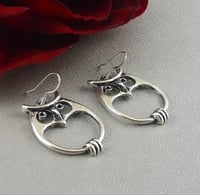 Image 1 of OWE EARRING SILVER PLATED