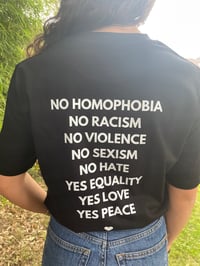 Image 1 of T-Shirt mixte NO HATE