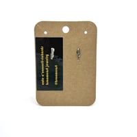 broomcast studs / sterling silver #ssol008