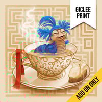 Image of JUST A WORM  - GICLÉE PRINT - 6x6