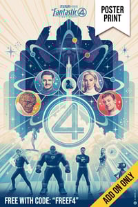 Image of FANTASTIC 4 - POSTER PRINT -  12x18 - FREE WITH CODE: "FREEF4"