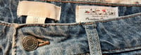 Image 5 of uPcYcLeD Denim Shorts- Vintage Birdie Linen & Lace Size 8