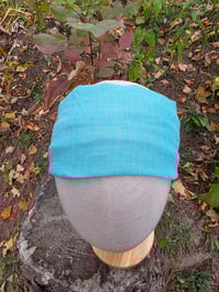 Image 3 of Linen Covering in Varieted Aqua