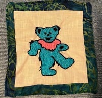 Image 2 of uPcYcLed Distressed Denim Shorts Grateful Dead bear Size 14
