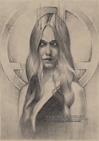 The crown, original drawing, A3