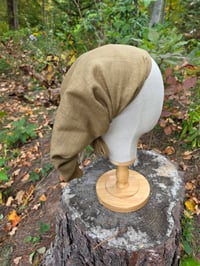 Image 2 of Linen Tichel in Caramel 