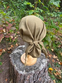 Image 1 of Linen Tichel in Caramel 
