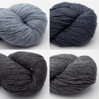 Image 4 of hand-knitted recycled cotton SCARVE // very soft, light