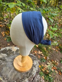Image 2 of Certified Organic Cotton Crown Cover in Navy