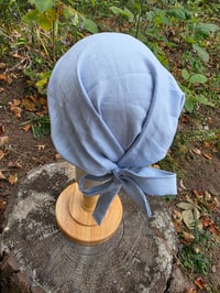Image 2 of Linen Crown Cover in Sky Blue