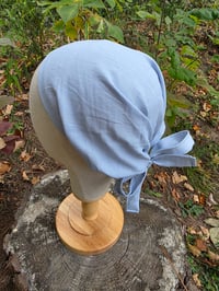 Image 3 of Linen Crown Cover in Sky Blue