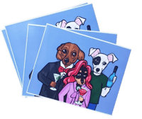 Image 1 of A Dog's Celebration Print