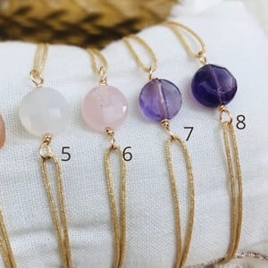 Image of Bracelet AURORE - fil doré ajustable